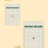 bingo board printat în dimensiuni A4 și A3