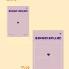 bingo board printat în dimensiuni A4 și A3