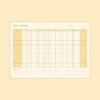 habit tracker printat Cream Minimal