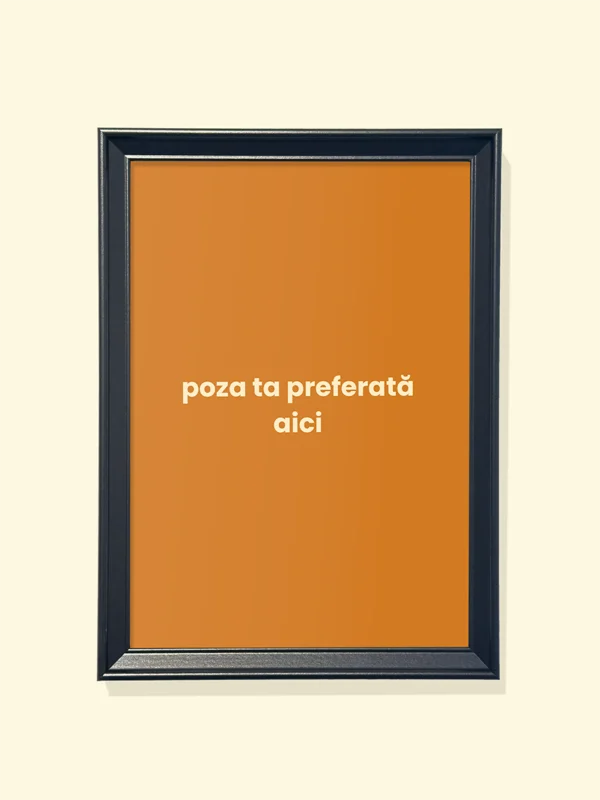 tablou personalizat cu poză în ramă neagră