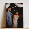 tablou personalizat cu fotografie de la căsătorie