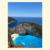 print fotografic de artă cu plaja Navagio fără ramă