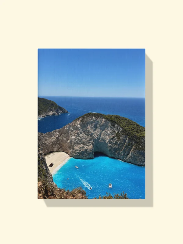 tablou canvas cu print fotografic de artă Navagio