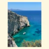 tablou cu peisaj marin Blue Silence in Zakynthos