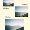 comparatie dimensiuni tablou print Alpine Afterflow