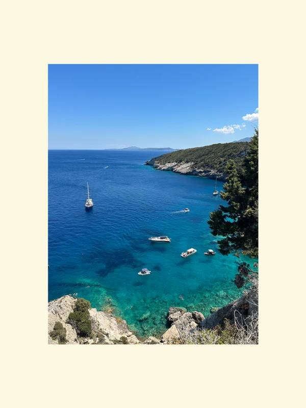 tablou cu mare turcoaz Turquoise Days in Zakynthos