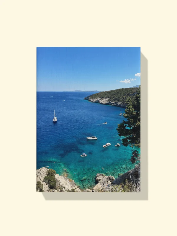 canvas cu mare Turquoise Days in Zakynthos