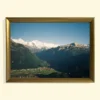 tablou ramă aurie Quiet Over Interlaken