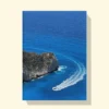 canvas cu mare Cutting Through Blue