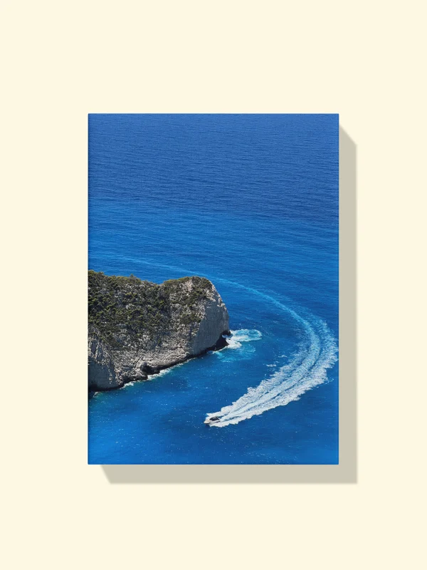 canvas cu mare Cutting Through Blue