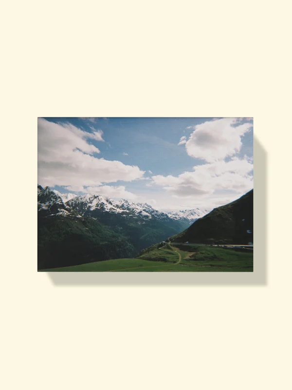 print canvas tablou munte Where the Valley Opens