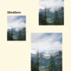 comparație tablou vertical dimensiuni print tablou canvas sau ramă foto Between Pines and Peaks