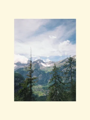 Tablou cu munți din Elvetia canvas sau print foto