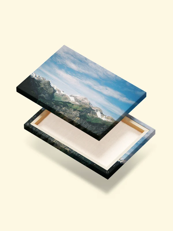 print panză pe ramă Stillness in the High Alps