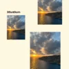 Variante disponibile pentru When the Sea Turns Gold, print cu ramă, fără ramă și canvas