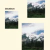 comparatie dimensiuni tablouri premium Where Clouds Touch Snow