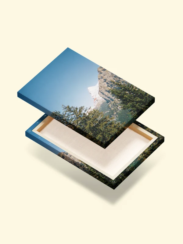 print pe panză canvas textil Gliding Through the Alps