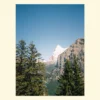 print fotografic de artă sau canvas Gliding Through the Alps