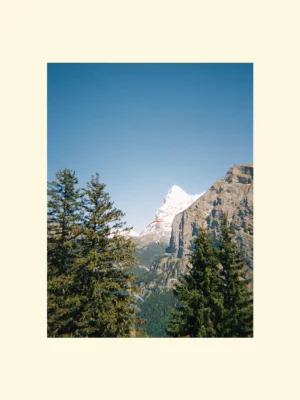 print fotografic de artă sau canvas Gliding Through the Alps