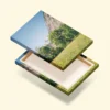 tablou printat Wildflowers in the Alps canvas față verso