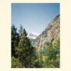 print foto sau canvas The Waterfall Valley, poster fără ramă peisaj de munte