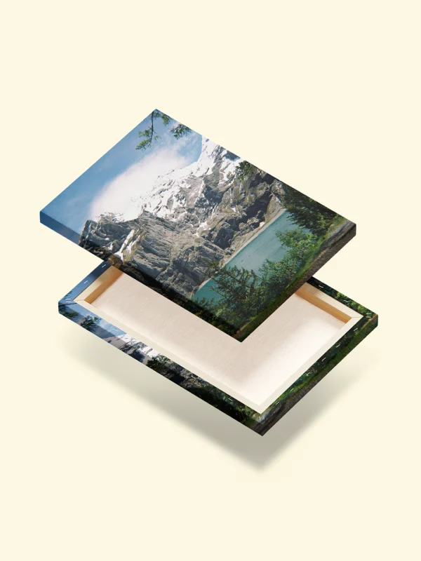 print tablou canvas Still Waters of Oeschinen