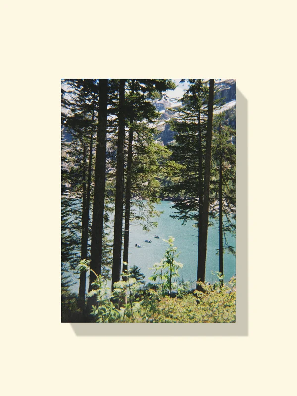 Oeschinen Blue in Balance canvas pe pânză