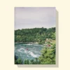 print canvas The Rush of Rhine Falls