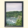 tablou cu ramă neagră The Rush of Rhine Falls