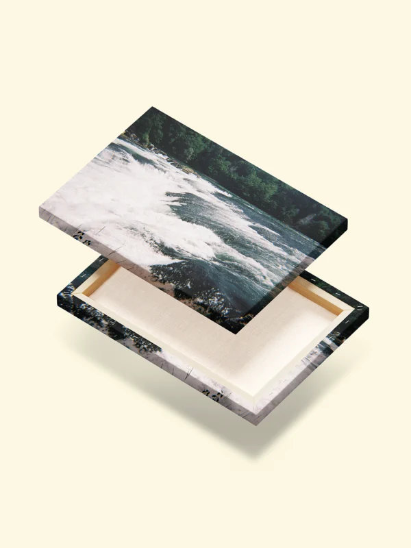 print tablou canvas cu apă curgătoare Foam and Flow