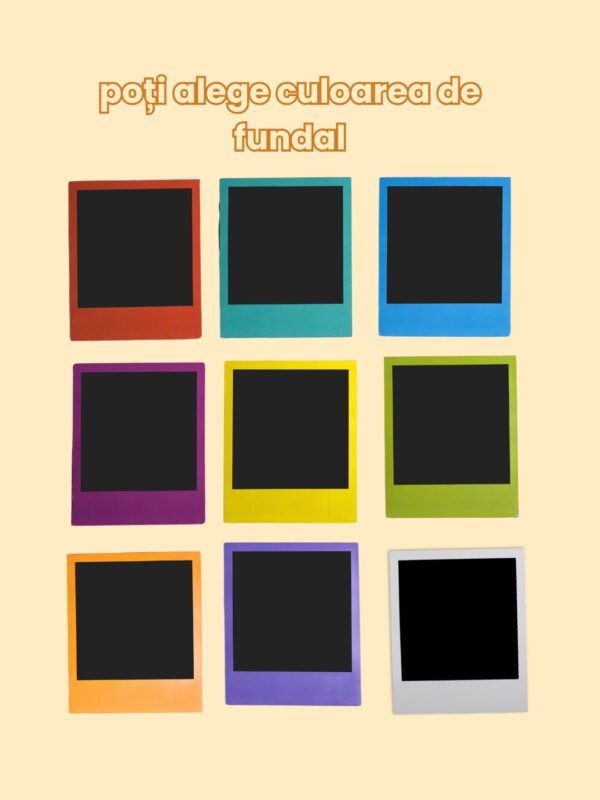 fundaluri pentru fotografii tip instant personalizate