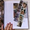 photostrip personalizat folosit ca semn de carte