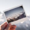 fotografie tip instant lată cu peisaj